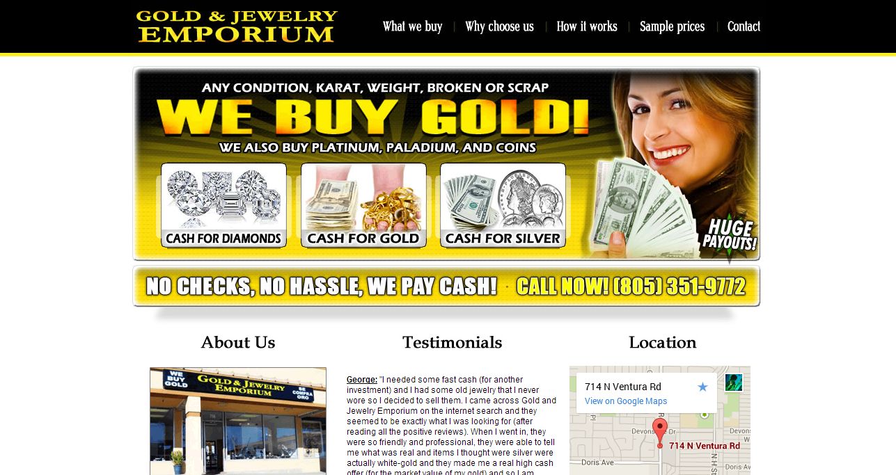 Gold & Jewelry Emporium Oxnard, CA - CoinShops.org