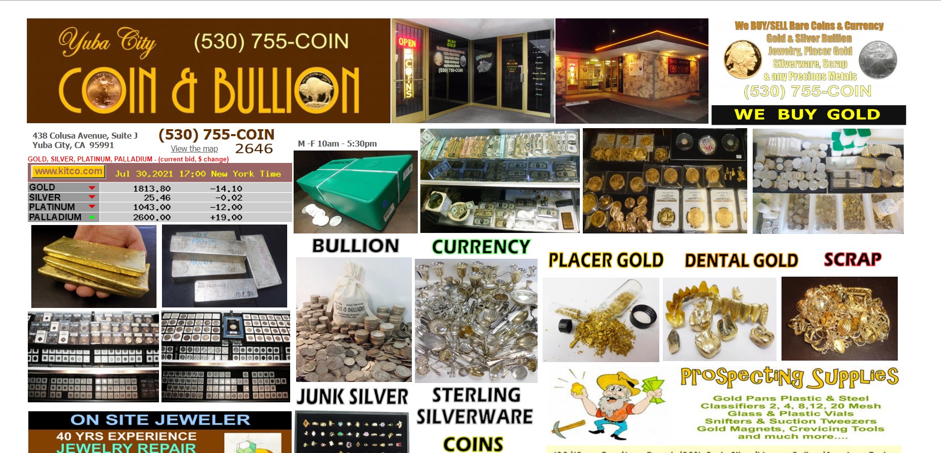 Yuba City Coin & Bullion Yuba City, CA | CoinShops.org